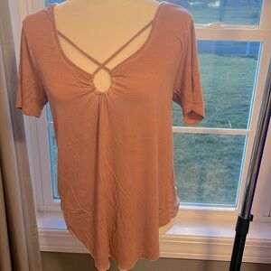 Mauve pink relaxed tshirt